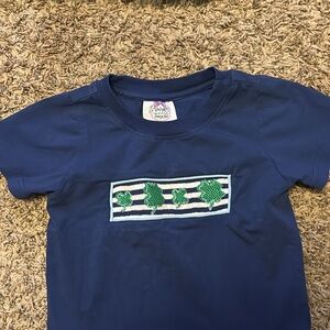 Smocked St Patty’s Shirt